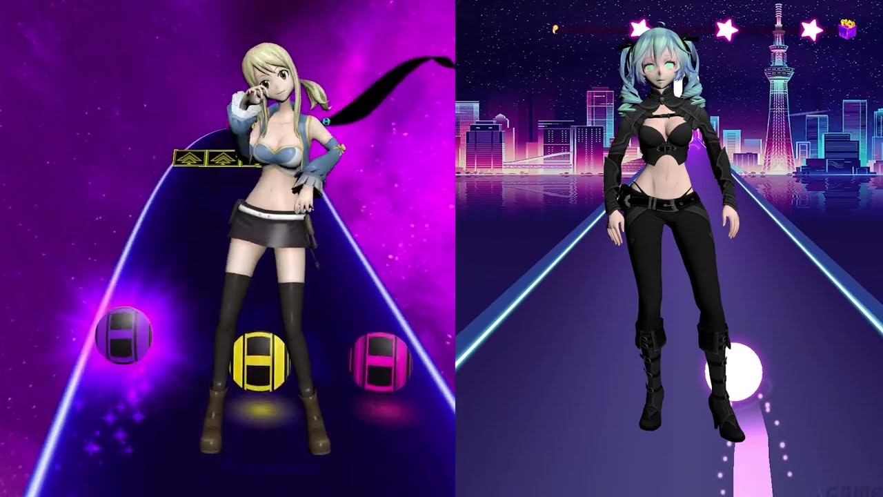 Anime girls dancing YouTube