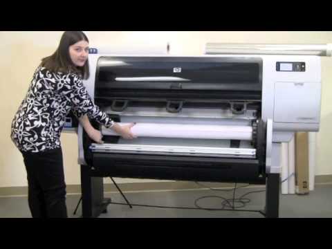 Video: Printer Kinerja Tinggi HP DesignJet T7100 Baru