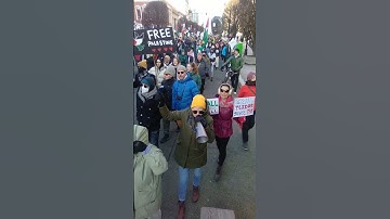 Free Palestine Rally @ Victoria, BC: 2024/01/14 14:55:31 #ceasefirenow #freepalestine #bds