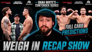 Contender Series 2026 Week 7 Predictions & Betting Breakdown | Weigh In Recap Show