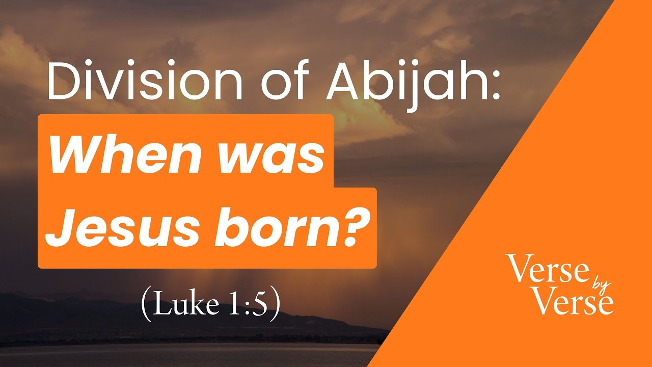 When Was Jesus Born Part 1 Luke 1 5 Verse By Verse YouTube when-was-jesus-born-part-1-luke-1-5-verse-by-verse-youtube