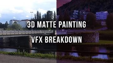 3D matte painting & VFX breakdown - Adobe After Effects