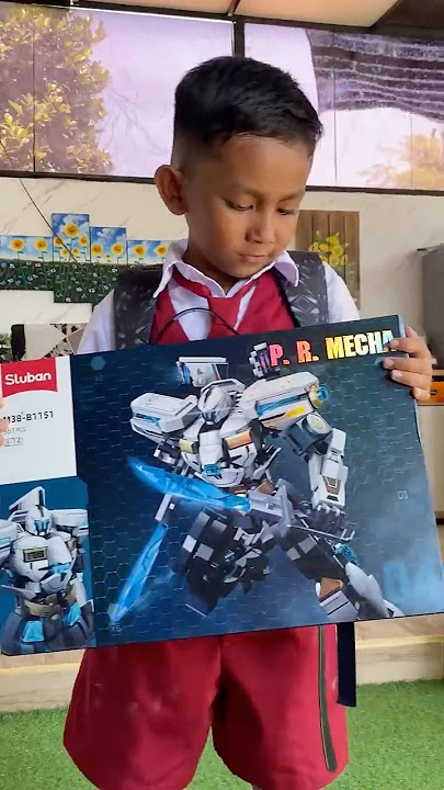 Deo got a Lego Robot ๐ #gift #afterschool