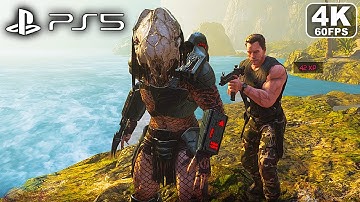 PS5 Gameplay - Feral Predator Vs Dutch Arnold Schwarzenegger 4K 60FPS