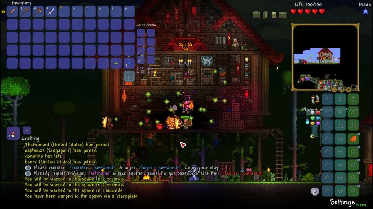 Terraria Online Servers Free Items