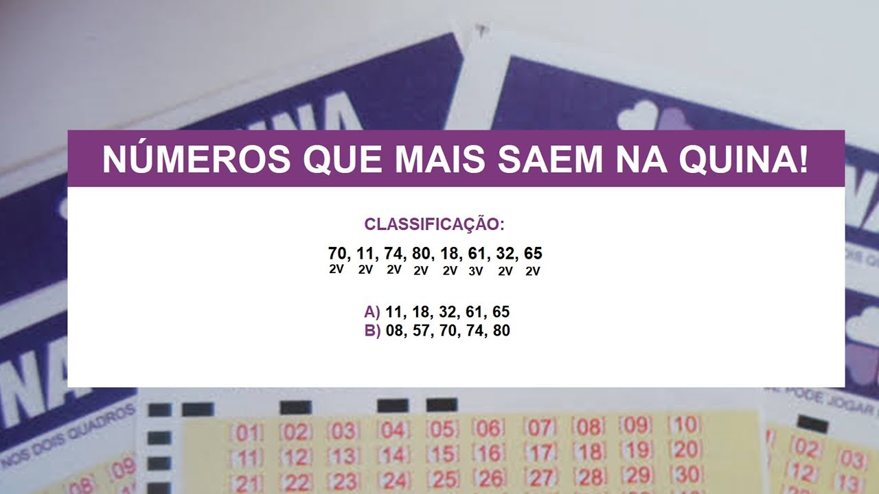 OS NÚMEROS DA QUINA QUE SAEM COM MAIOR FREQUÊNCIA! 💰 YouTube OS NÚMEROS DA QUINA QUE SAEM COM MAIOR FREQUÊNCIA! 💰 YouTube