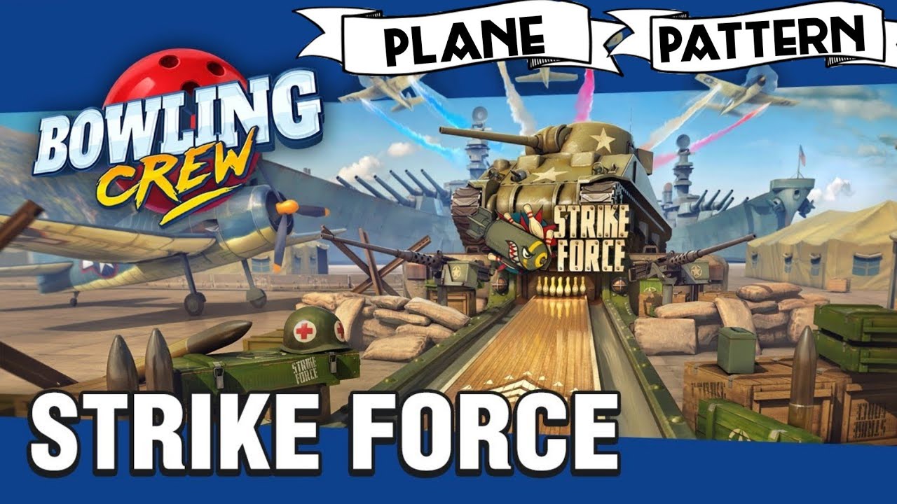Plane Pattern Trick Shot Bowling crew 