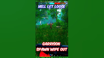 Hell Let Loose: INSANE Garrison Spawn Wipe Out 🔥 #hellletloose #mp40 #shorts