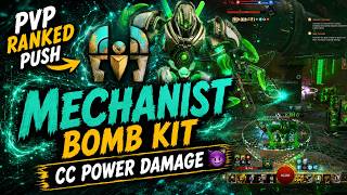 Mechanist Mace Shield Bomb Kit Close Match (Very Fun) PvP Push Ranked - Guild Wars 2