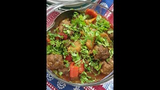 Daoud Basha || Lebanese meatballs in tomato pomegranate molasses sauce    || CookLikeCecilia