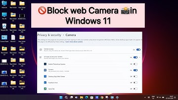 How to Remove Camera Permissions From Windows 11 | How to Enable/Disable App Camera Permissions 🎥