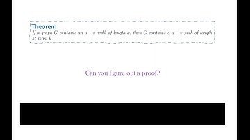 Introduction to Graph Theory - Walks, trails and paths in a graph.