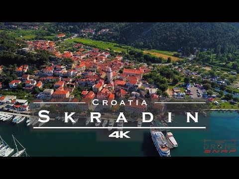 Skradin, Croatia 🇭🇷 - by drone [4K]