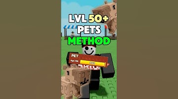 *NEW* FASTEST METHOD To Level Up Your Pets 😱 #growagarden #roblox