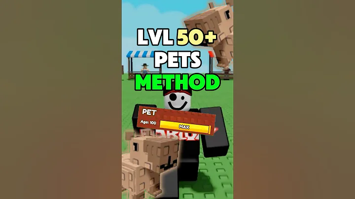 *NEW* FASTEST METHOD To Level Up Your Pets 😱 #growagarden #roblox