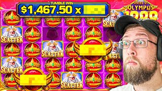 WORLD RECORD $1,500 TUMBLE on GATES OF OLYMPUS 1000!!