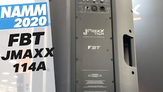 First Look At The Fbt Jmaxx 114A 2-Way Bass Reflex Active Speaker Namm 2020 - Djkit.tv