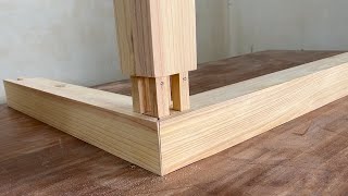 Amazing Techniques Woodworking Traditional Japan Mortise Style - Build A Table with Perfect Joints