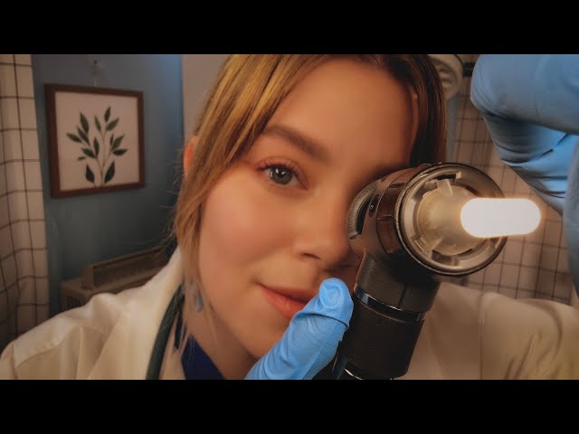 ASMR Comprehensive Ear Exam & Ear Cleaning (w Mic Scratching) | Medical Roleplay