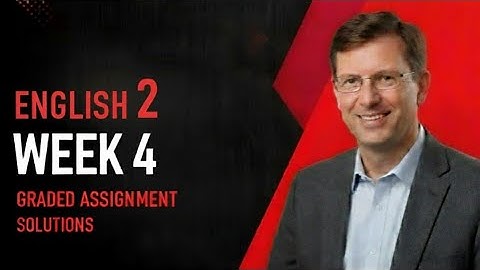 English 2 Week 4 Graded Assignment |IITM BS Degree | GA Solutions