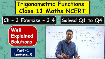 Exercise 3.4 class 11 Maths | Class 11 Maths exercise 3.4 | Trigonometric Functions | CA Devinder