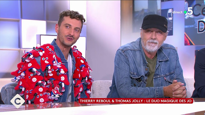 Le duo magique des JO : Thierry Reboul & Thomas Jolly - C à Vous - 09/09/2024