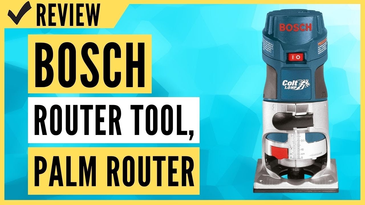 Bosch Router Tool Colt 1Horsepower 5.6 Amp Electronic VariableSpeed