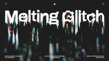 Melting Glitch Titles | Premiere Pro Kinetic Video Template