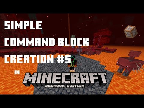 Simple Command Block Creation #5 : Lava Walker