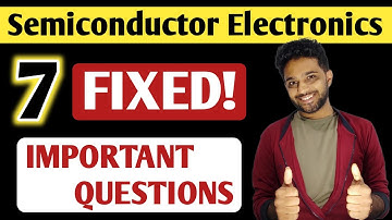 2ND PUC Physics Important Questions | Semiconductor Electronics
