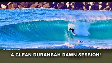 Surfing A Pumping Duranbah Dawn Session!