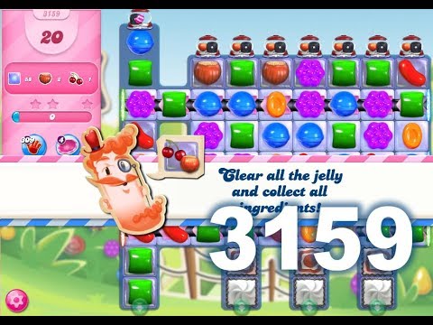 Candy Crush Saga Level 3159 (20 moves)