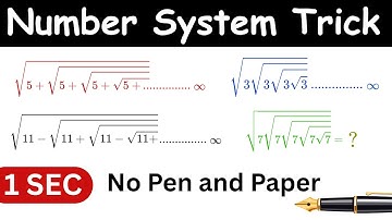 3 Seconds Trick Number System (SAT, GRE, GMAT, GCE, SSC)