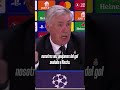 &quot;LA JUGADA DEL FINAL ES MUY CLARA&quot;: Ancelotti sobre la POLÉMICA ante el Bayern Munich | #Shorts