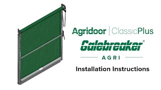 Agridoor Classic Plus Installation Instructions