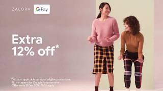 Get an extra 12% off* with Google Pay on ZALORA screenshot 4