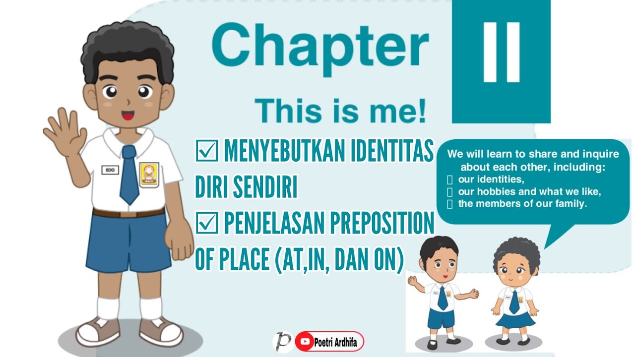 BAHASA INGGRIS KELAS 7-CHAPTER 2-THIS IS ME- MENYEBUTKAN IDENTITAS - PREPOSITION OF PLACE (AT,IN,ON)