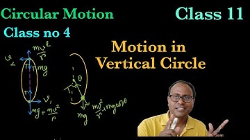 Circular Motion Class No 4 For Class 11 || Motion of a particle in a vertical circle