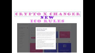 CRYPTOXCHANGER ICO EXCC COIN NEW ICO RULES HAVE BEEN UPDATED DON'T MISS THE WINDOW