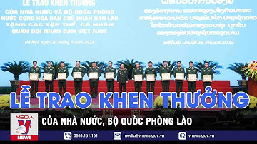 Lễ trao khen thưởng của Nhà nước, Bộ Quốc phòng Lào - VNEWS