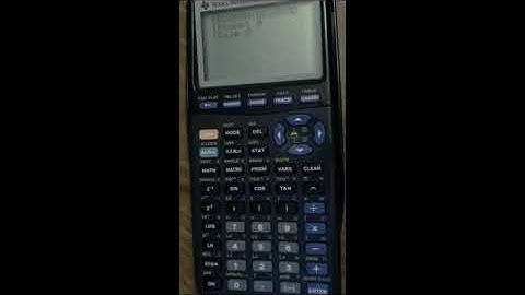 TI 83 program Convert Degrees to Radians