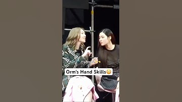 Flexible hands, smooth movements, dangerous combo👉👈🔥 #lingorm #linglingkwong #ormkornnaphat