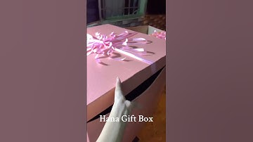 Hộp lớn decor , làm background chụp hình tone hồng 🎀 #HanaGiftBox