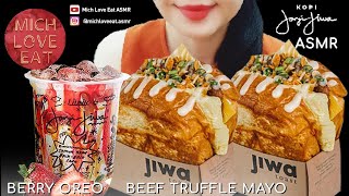 Download Lagu CAR MUKBANG Janji Jiwa Toast Beef Truffle Mayo & Berry Oreo Milk (Honest Review)@michloveeatasmr Download Lagu CAR MUKBANG Janji Jiwa Toast Beef Truffle Mayo & Berry Oreo Milk (Honest Review)@michloveeatasmr