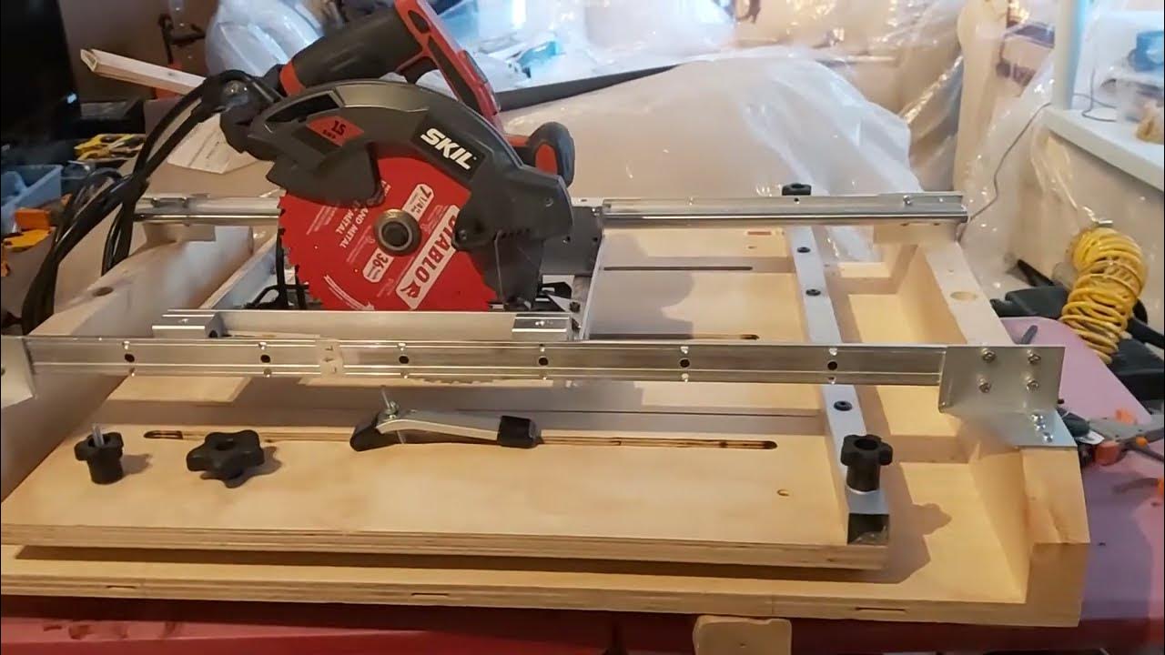 DIY Circular Saw Cross cut and router jig Part 1 YouTube
