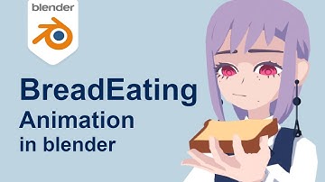 How to make bread eating animation in blender