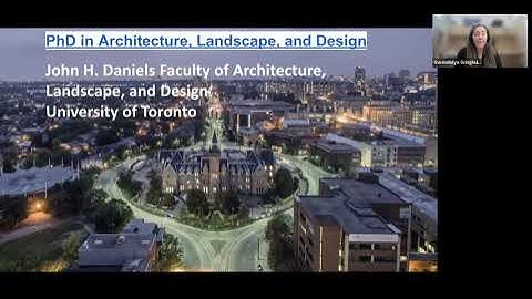 Fall 2025 Information Session: PhD in Architecture, Landscape, and Design (October 22, 2025)