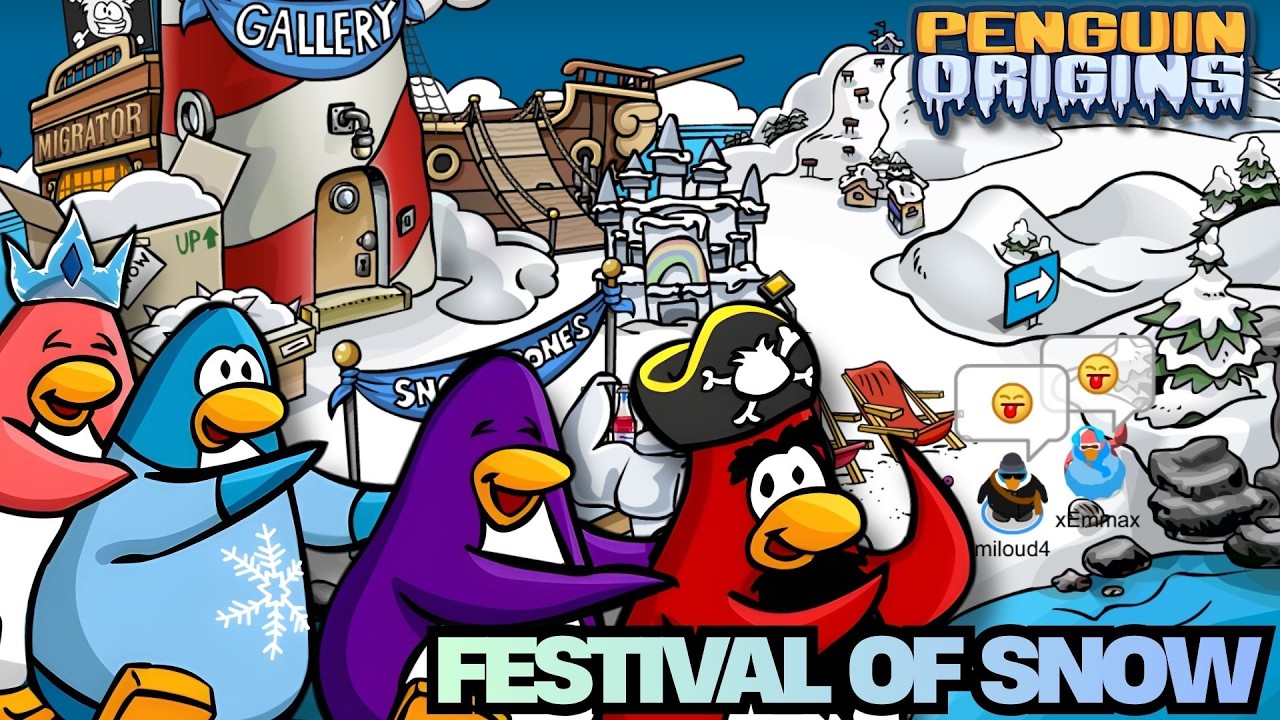 FESTIVAL OF SNOW IS HERE! ❄️ AMAZING SCULPTURES + NEWSPAPER! 📰| Penguin Origins