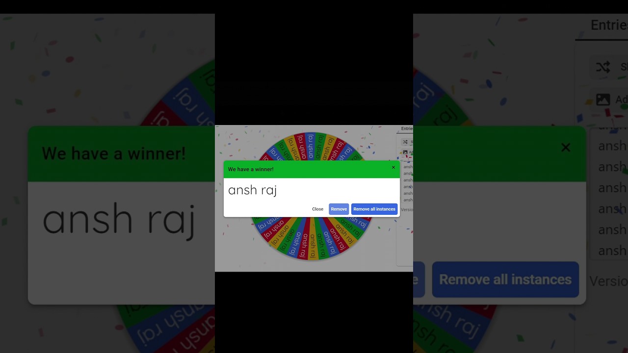 My Blox Fruits Giveaway Winner.   