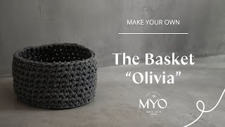 MYO Basket | Beginner friendly crochet | Full instruction